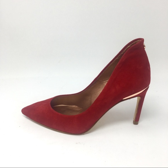 red ted baker heels